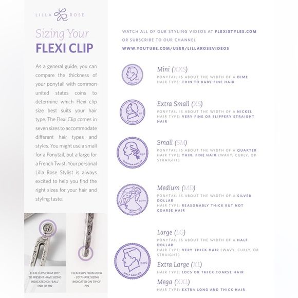 Lilla Rose Flexi Clip Red Football XS - Picture 6 of 6